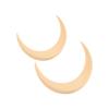 2Pcs Moon H Fork ABS Deco Moon Hairpin H S H Clip Set for Daily Shop Plays Black H Styling Accessories (Beige) view 4