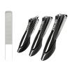 HBYPRO Heavy Duty Nail Clippers for Thick Nails for Seniors Stainless Steel Fingernail Toenail Clippers for Men Women Adult with Nail File, Black view 1
