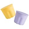 ADOCARN 2sets Makeup Brush Cleaning Bowl Silicone Cleansing Boxes for Care Compact Design Versatile Drying Rack Non-deforming Gentle Bristles view 1