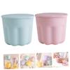 ADOCARN 2sets Silicone Makeup Brush Cleaning Bowl Brush Rinsing Box for Eyeshadow Cosmetics Tools Includes Colors Pink Bristles view 3