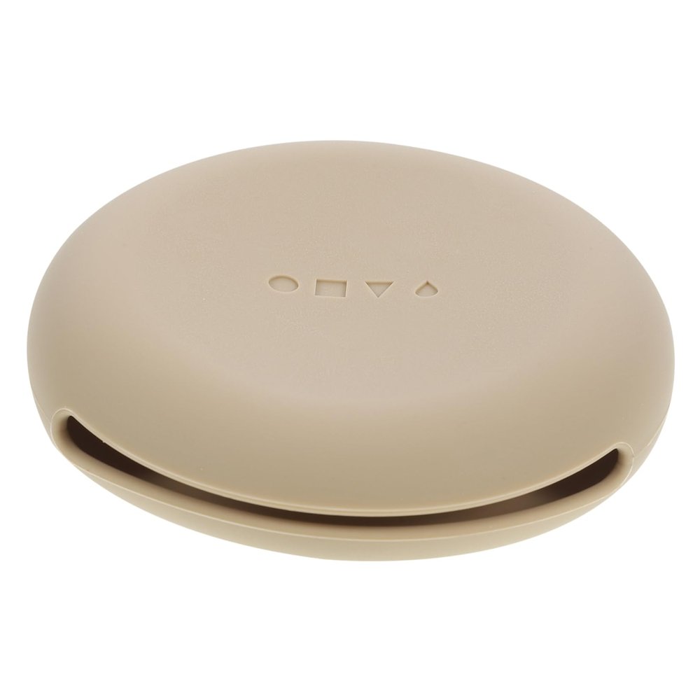 ADOCARN Travel Makeup Puff Case Portable Silicone Makeup Sponge Holder for Easy Powder Puff Storage and Protection Compact Use