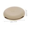 ADOCARN Travel Makeup Puff Case Portable Silicone Makeup Sponge Holder for Easy Powder Puff Storage and Protection Compact Use view 3