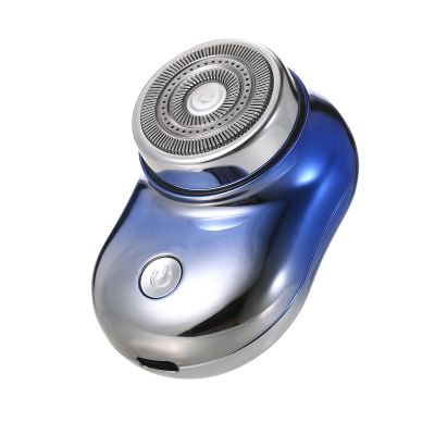 Electric Foil Shaver Efficient USB Rechargeable Wet Dry Shave for Men's Grooming Blue (Blue)