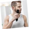 HAPINARY Beard Pencil Filler Brush Set with Mustache Shaping Tool for Men Dual-ended Design for Precise Beard Styling and Filling Soft Bristles for Easy Application Deep Brown Color view 3