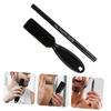 HAPINARY Beard Pencil Filler Brush Set with Mustache Shaping Tool for Men Dual-ended Design for Precise Beard Styling and Filling Soft Bristles for Easy Application Deep Brown Color view 4