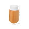 ADOCARN Facial Cleansing Brush Beech Wood Scrubber Gentle Face Exfoliator Women Face Wash Brush Manual Cleansing Tool view 2