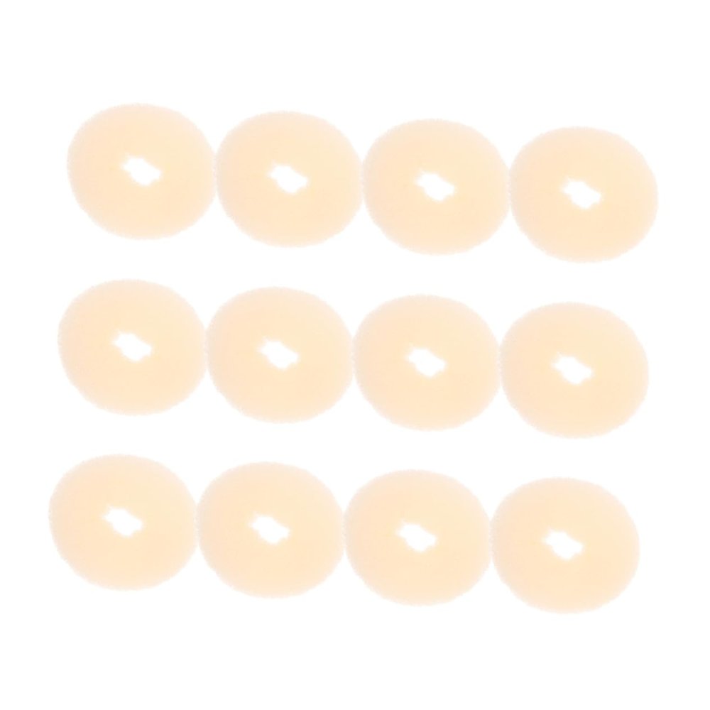 ADOCARN 12pcs Girls Bun Hair Shaper Donut Bun Maker Hair Curler Braider for Fine