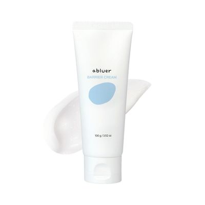 abluer Barrier Cream, 3.52 oz, Ceramide Hydration Capsules, Galactomyces, Lactobacillus, Centella Extract, Blue Complex, Hypoallergenic Moisturizing Cream for Sensitive Skin, Korean Skin Care