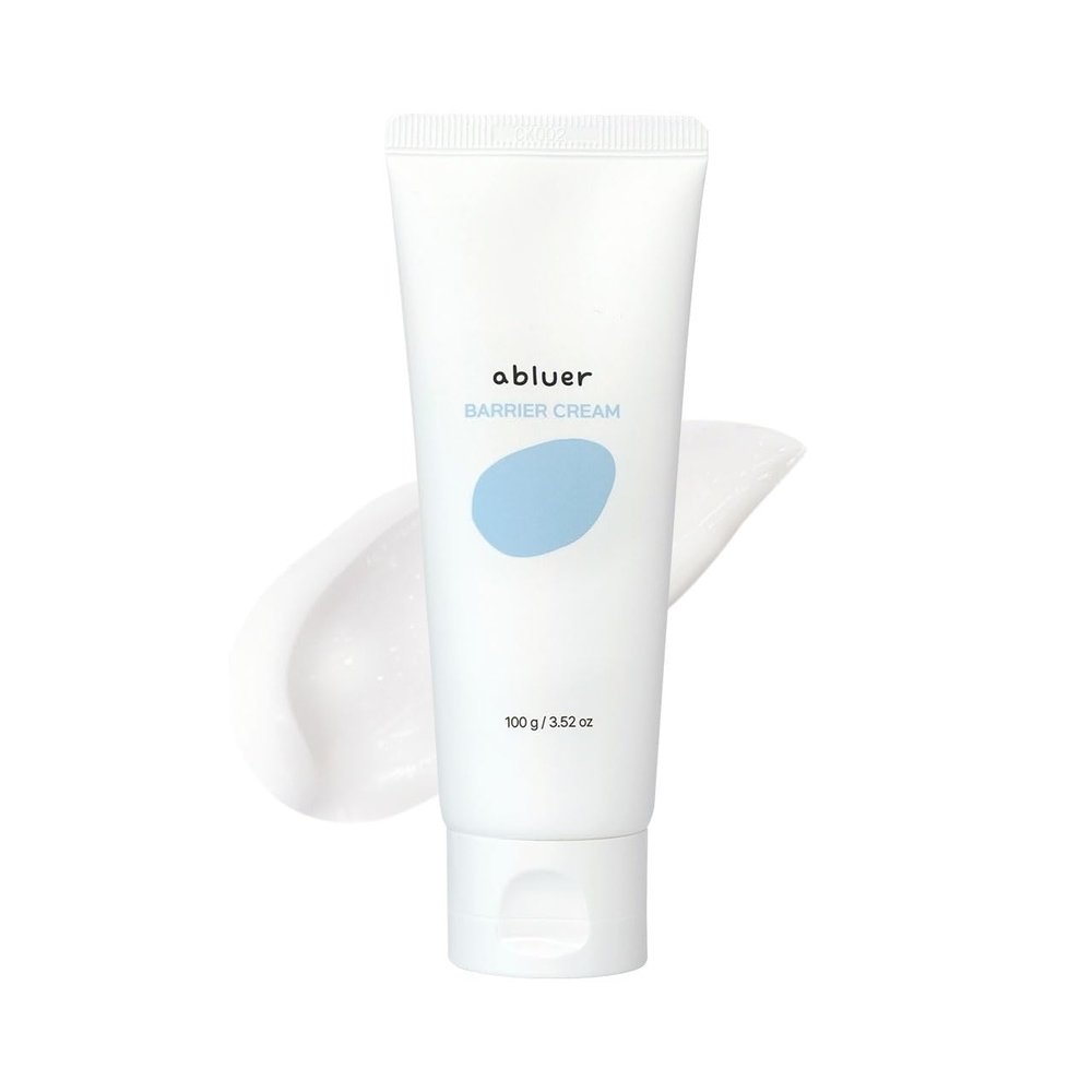 abluer Barrier Cream, 3.52 oz, Ceramide Hydration Capsules, Galactomyces, Lactobacillus, Centella Extract, Blue Complex, Hypoallergenic Moisturizing Cream for Sensitive Skin, Korean Skin Care