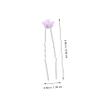 ADOCARN 10pcs Flower Hair Pin u Shaped Hair Clip for Women Decorative Accessories for Wedding Girl Accessories Flower Decor view 4