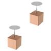 BRIGHTFUFU 2sets Baking Flower Nail Stand Decorated Base Nail Holder for Display for Salon Art view 1