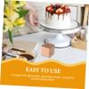 BRIGHTFUFU 2sets Baking Flower Nail Stand Decorated Base Nail Holder for Display for Salon Art view 4