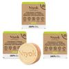 Niyok Natural Cosmetics 2-in-1 Solid Shampoo + Conditioner Bar, Green Touch Scent, 80g, 3-Pack view 1