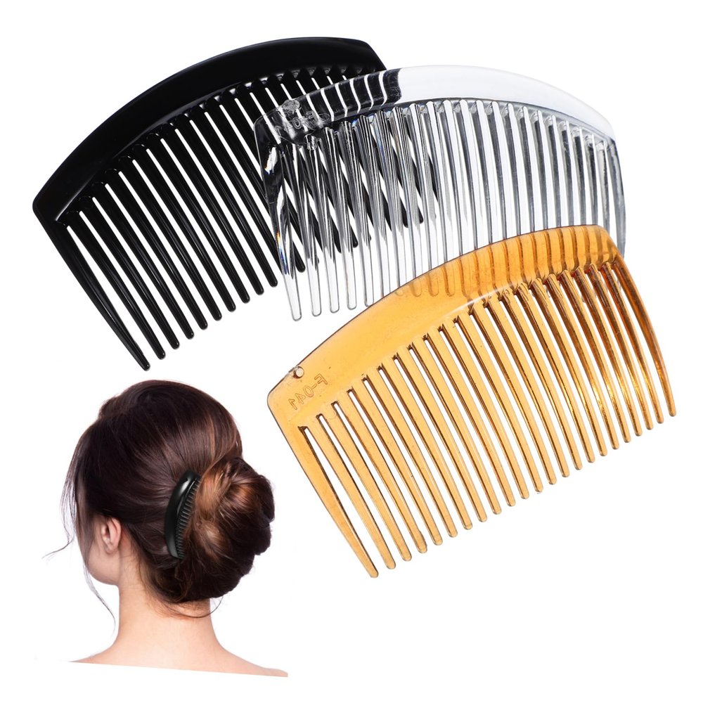 ADOCARN 36pcs Hair Side Combs for Women Curved Styling Clips Easy to Use Hair Accessories for Work Parties and Events