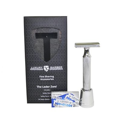 Leder Zwei Razor & Fresh Richie Body Wipes - Grooming Essentials Set