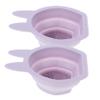 ADOCARN 2pcs Makeup Brush Cleaner Bowl Rabbit Shape Hanging Makeup Brush Sponge Cleaner view 1