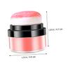 PLAFOPE 5pcs Mineral Makeup Blush Powder for Cheeks Shimmer Blush Puff Face Cushion view 2