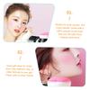 PLAFOPE 5pcs Mineral Makeup Blush Powder for Cheeks Shimmer Blush Puff Face Cushion view 4