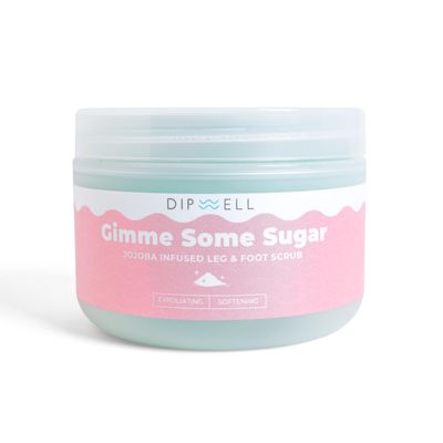 Gimme Some Sugar Leg & Foot Scrub Exfoliating Sugar Scrub with Jojoba Wax Beads for Smooth, Hydrated Skin Thick Formula for Soft, Callus-Free Legs & Feet  Gentle, Luxurious Exfoliation for Dry Skin