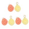Gogogmee 6pcs Honeycomb Bath Ball Shower Ball Yellow Sponge Sponge for Bathing Body Exfoliator Soft Comfortable Quality Assurance view 1