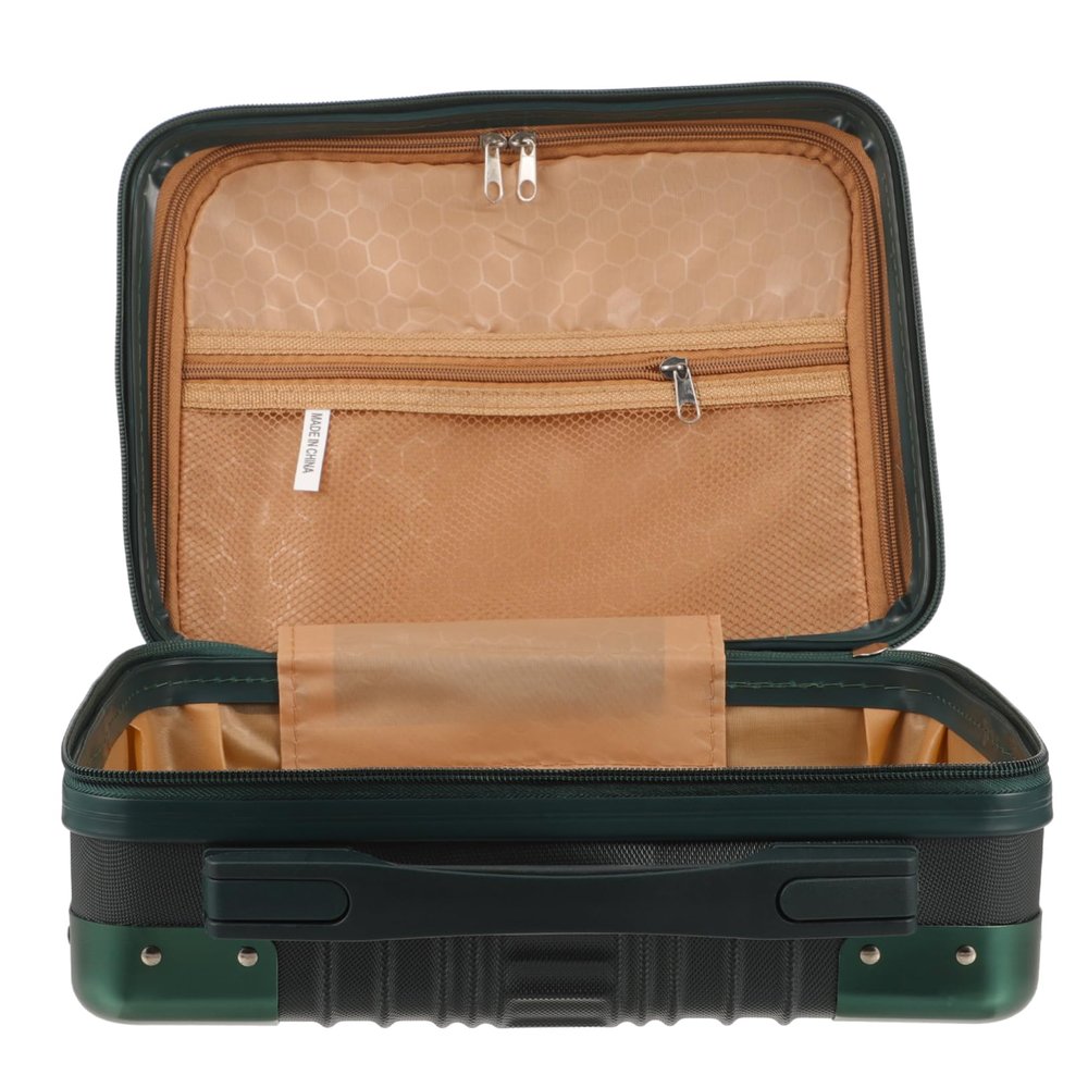 BIUDECO Makeup Artist Travel Case Abs Material Portable Suitcase Travel Carry Bag for Women Durable Cosmetics Storage Box