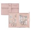 Bustards Nail Clipper Set Manicure Set Professional 11 in 1 Nail Clippers Set, Carbon Steel Manicure Kit with PU Leather Case, Nail Care Kit for Women Fingernail Clipper(Pink) view 1