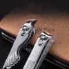 Bustards Nail Clipper Set Manicure Set Nail Clippers Kit, 6 in 1 Pieces Stainless Steel Manicure Kit, Professional Grooming Kits, Nail Care Tools with Exquisite Travel Case Fingernail Clipper view 3