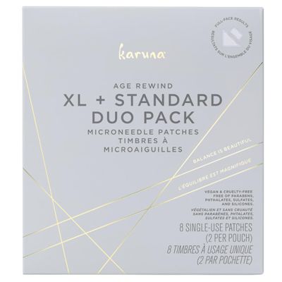 Karuna Age Rewind XL + Standard Duo Pack, 8 Single Use Patches
