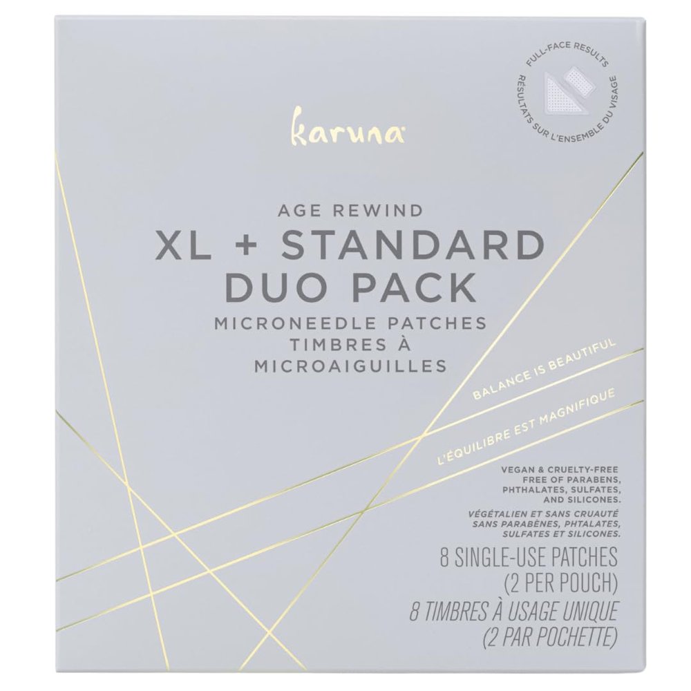 Karuna Age Rewind XL + Standard Duo Pack, 8 Single Use Patches