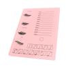 2 in 1 Eyelash Extension Tray Acrylic Clearly Marked Convenient False Lash Storage Professional Pallet for Lash Artists Beauty Salons (Pink) view 1