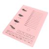 2 in 1 Eyelash Extension Tray Acrylic Clearly Marked Convenient False Lash Storage Professional Pallet for Lash Artists Beauty Salons (Pink) view 3