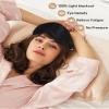 100% Mulberry Silk Bonnet for Sleeping Women Silk Hair Bonnet Elastic Tie Band with Silk Hair Scrunchies Silk Sleep Eye Mask(Black) view 4