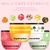 4 PCS Bee Lip Balm - Honey Watermelon Apple Coconut Lip Balm Sleeping Lip Mask Overnight with Sticks, Lip Exfoliating, Prevents Dry & Crack view 3