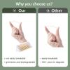 500 Count-Bamboo Double-Tipped Cotton Swabs, Organic & Biodegradable Ear Buds, Multipurpose for Hygiene, Beauty, and Home, Greenness Recyclable Packaging view 3