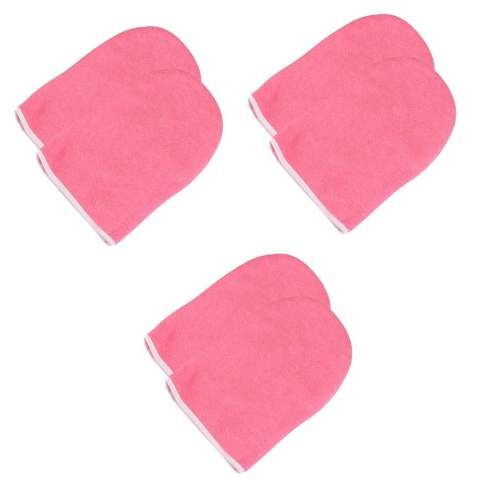 VINTORKY 3 Pairs Paraffin Therapy Gloves Hand Spa Mitts Self-Apply Insulated Hand Gloves