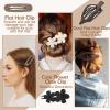 10 Pcs French Flat Hair Clips for Women - 3 Styles Non-slip Flat Claw Clips Matte Hair Claws for Thin Thick Hair view 3