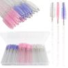 150Pcs Disposable Mascara Wands Spoolie Brush Crystal Eyebrow Brushes Eyelash Extension Applicator Makeup Kits With Container(Mix 3 Color) view 1