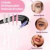 150Pcs Disposable Mascara Wands Spoolie Brush Crystal Eyebrow Brushes Eyelash Extension Applicator Makeup Kits With Container(Mix 3 Color) view 3