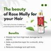 Rose Molly Heat Protectant Spray for Hair, Adds Body and Shine, 8 fl oz view 2