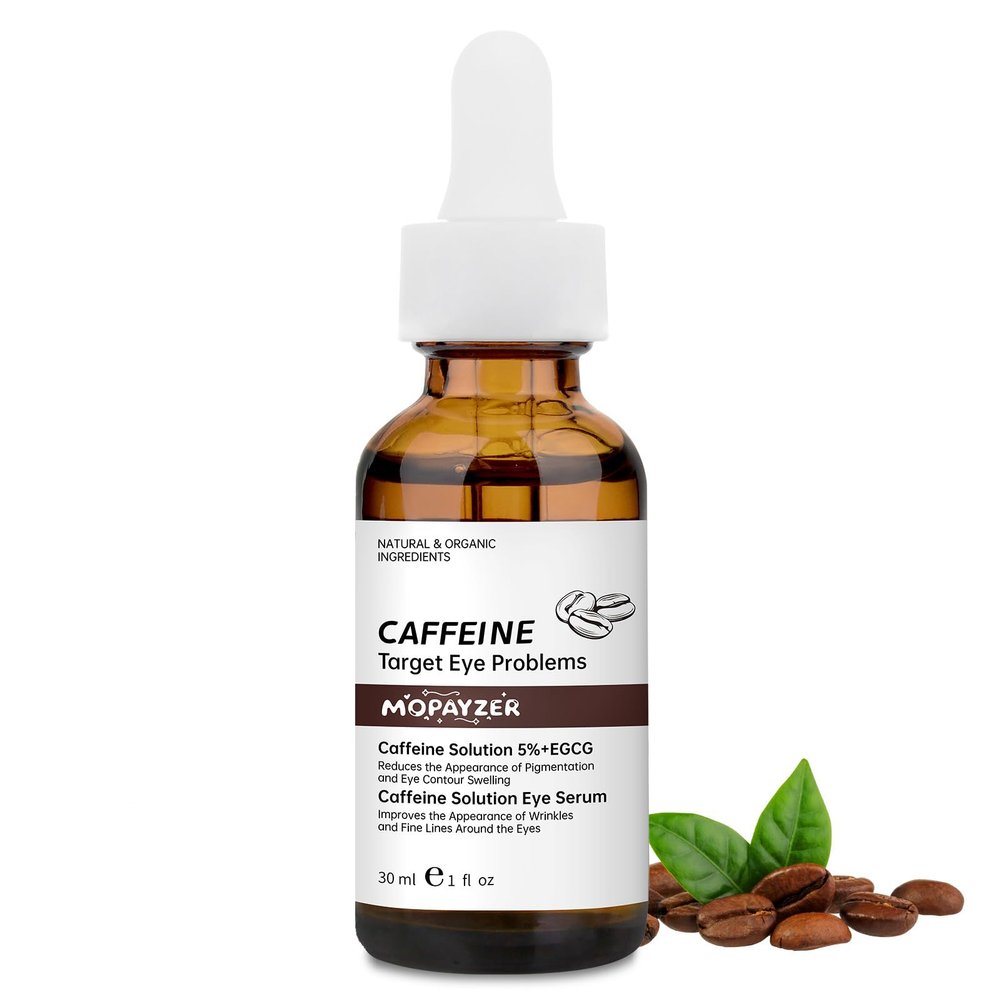 5% Caffeine Solution, Anti Wrinkles Caffeine Serum For Eyes, Reduces Dark Circles & Puffy Eyes, 1 PCS Under Eye Essence For Fine Lines