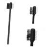 HAPINARY 3pcs Dual Sided Eyebrow Brush Comb Wooden Handle Hair Makeup Tool Lash Comb view 3