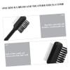 HAPINARY 3pcs Dual Sided Eyebrow Brush Comb Wooden Handle Hair Makeup Tool Lash Comb view 4