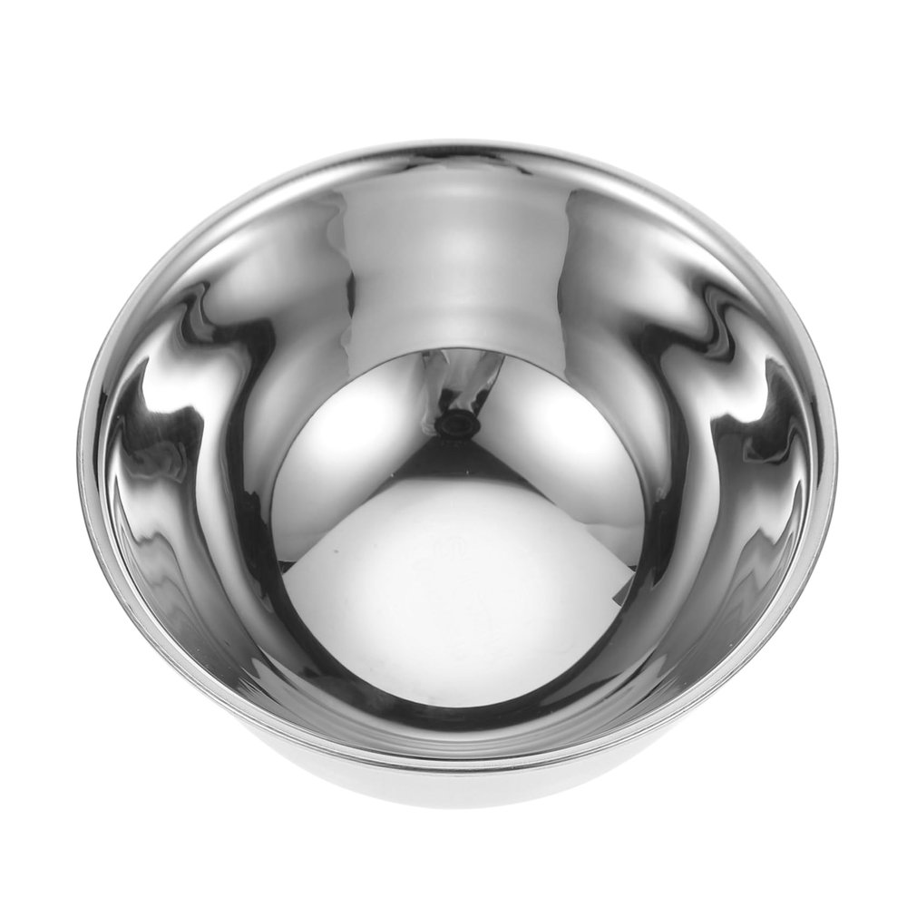 BIUDECO Stainless Steel Shaving Bowl Durable Barber Shaving Soap Cup for Creating Capacity Heat Insulation Mug for Men Needs