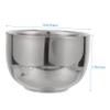 BIUDECO Stainless Steel Shaving Bowl Durable Barber Shaving Soap Cup for Creating Capacity Heat Insulation Mug for Men Needs view 2