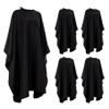 Barber Cape 63"x57" Hair Salon Capes Professional Hair Cutting Cape Black Waterproof Haircut Cape with Adjustable Snaps 5Pack view 1