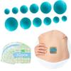 Okueejur 12PCS Ball-Shape Belly Button Plug Post Tummy Tuck Silicone Belly Button Shaper Tummy Tuck for Liposuction (Blue) view 1
