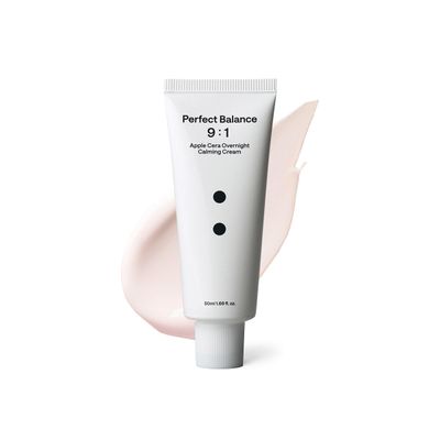 B:Lab Apple Cera Overnight Calming Cream 50 ml | 2% Ceramide NP (20,000 ppm) + Apple Vinegar | Barrier-Repair Night Moisturizer for Red & Dehydrated Skin | 1.69 fl oz
