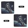 LZQPOEAS Astronaut Space Makeup Mirror 2-Sided 1X/2X Magnification Compact Mirror Small Pocket Mirror for Purse Folding Portable Handheld Mirror Travel Makeup Mirror for Gift Square view 2