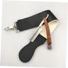 IWOWHERO 2pcs Straight Razor for Men Barber Manual Wood Handle Beard and Stubble Hair Cutting Tool for Father Day Valentine Day Christmas view 2
