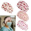 Uorisanigo 4 Pcs Headbands with Mask Button Wide Headbands for Women Non Slip Nursing Heart Love Headband for Nurses Doctors Mask Ear Protector Hair Bands Valentine's Day Gift view 1